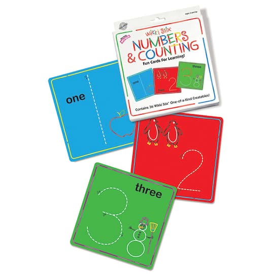 Wikki Stix&#xAE; Numbers &#x26; Counting Cards Set